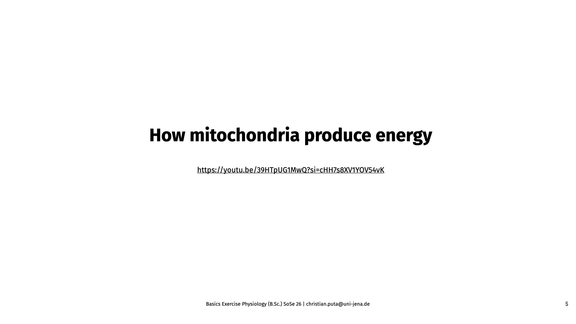 Biochemistry 5